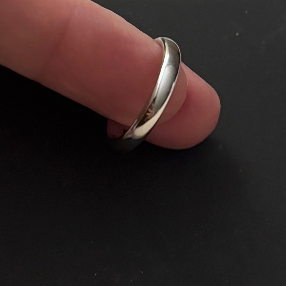 1999 Tiffany & Co. Women’s Platinum Anniversary Wedding Band Ring 3mm size 5.5